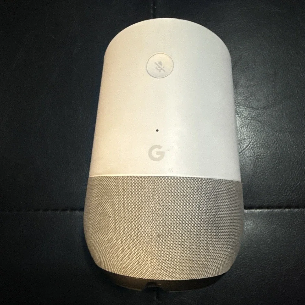 Google Home Smart Assistant - White Slate  No Power Cord Ships Fast!